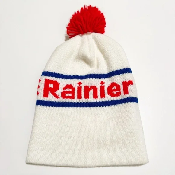 Vintage 80s Rainier Pom Beanie - Picture 5 of 6